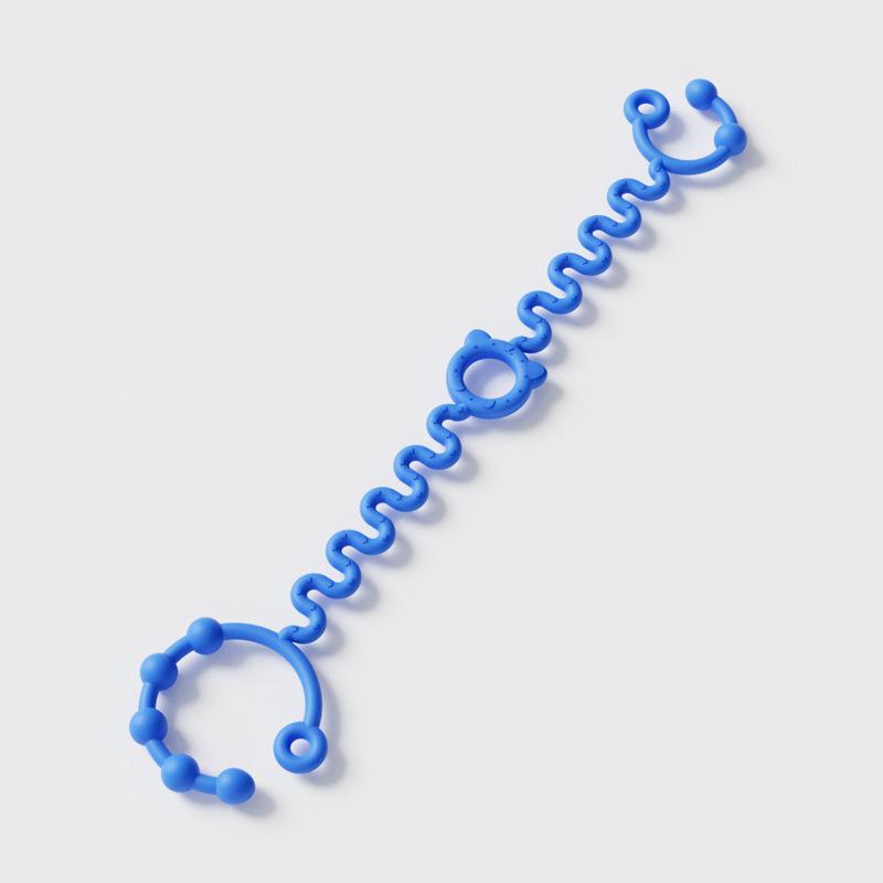 Cute Cartoon Pacifier Chain Holders Anti-drop Rope Chain Soft Silicone Teething Clips Baby Teether Toy Soother Pacifier Strap