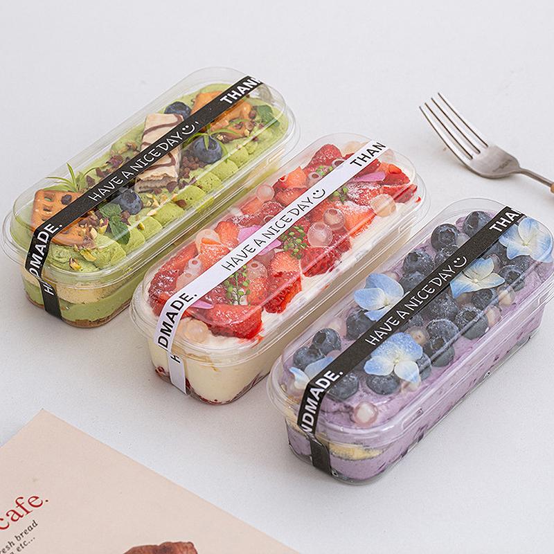 50 Mini Brotförmige Dessertbehälter Geeignet für Dessertbecher und Kuchenboxen - 300 ml