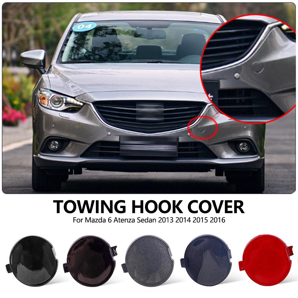 For Mazda 6 Atenza Sedan 2013 2014 2015 2016 Car Front Rear Bumper Towing Hook Cover Hauling Eye Cap ABS Plastic