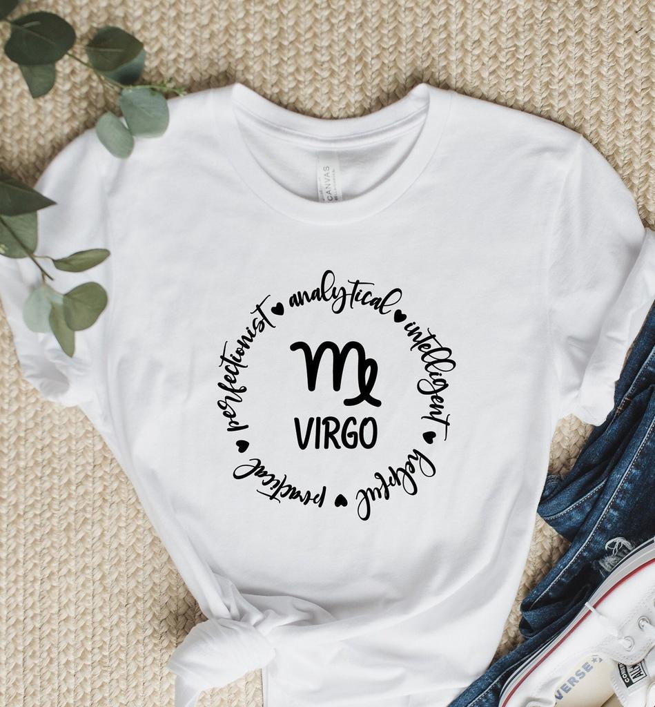 Virgo Zodiac T-Shirt: Astrology Horoscope Tee