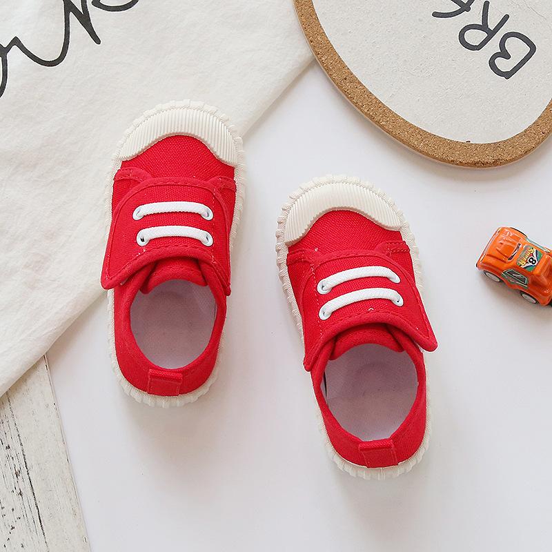 

Children Leopard Canvas Shoes Toddler Infant Boy Sneakers Girl Candy Casual Shoes Baby Kids Breathable Soft Leisure Shoes 21 Insole 13.5CM красный
