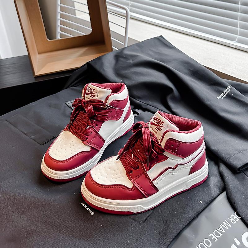 

Детские высокие классические туфли для сноуборда спортивная обувь 32 shoe inner length 19.5cm красный