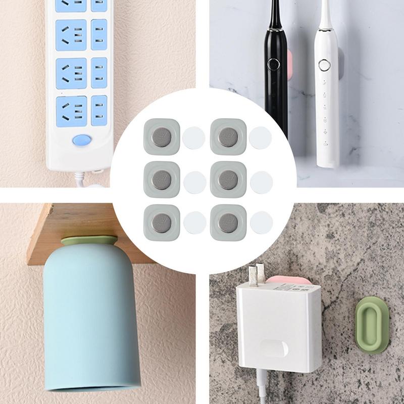 Magnetic Remote Control Holder Wall Mounted Remote Control Holder Adhesive Controller Storage Stand for Router Charge Socket