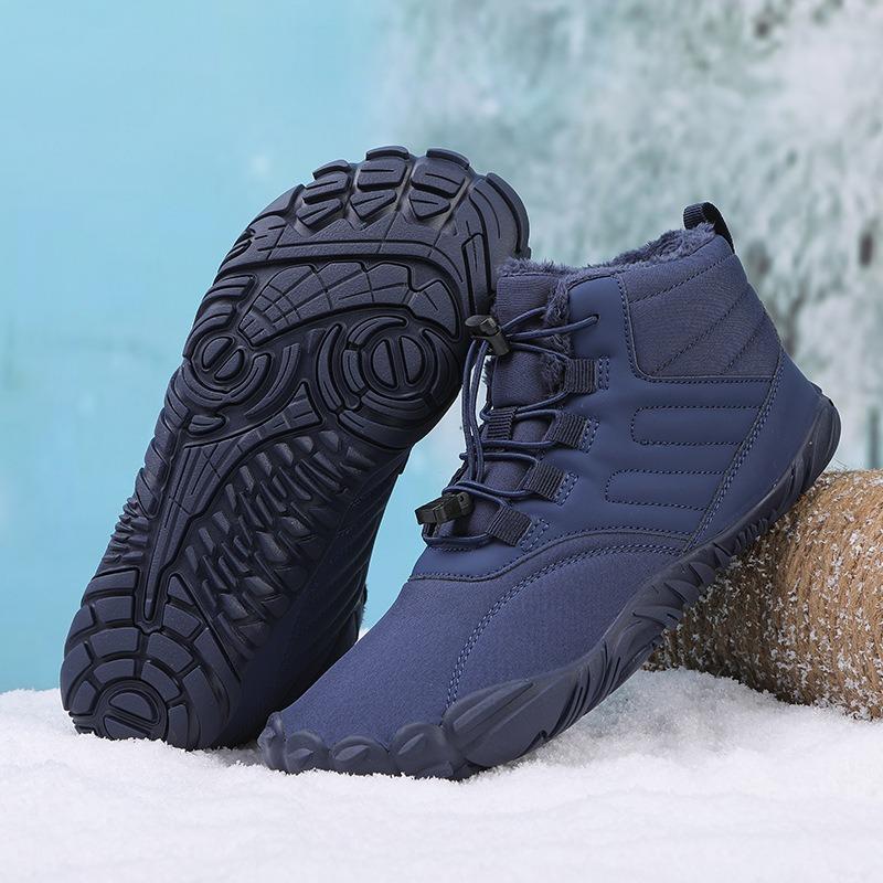 Refers to outdoor sports cotton shoes, men's and women's velvet warm boots, wear-resistant non-slip snow boots, winter thickened couple shoes