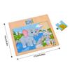 1pc Wooden Jigsaw Puzzle Kids Cartoon Animals Traffic Car Puzzles Game Kids Montessori Educational Toys for Children