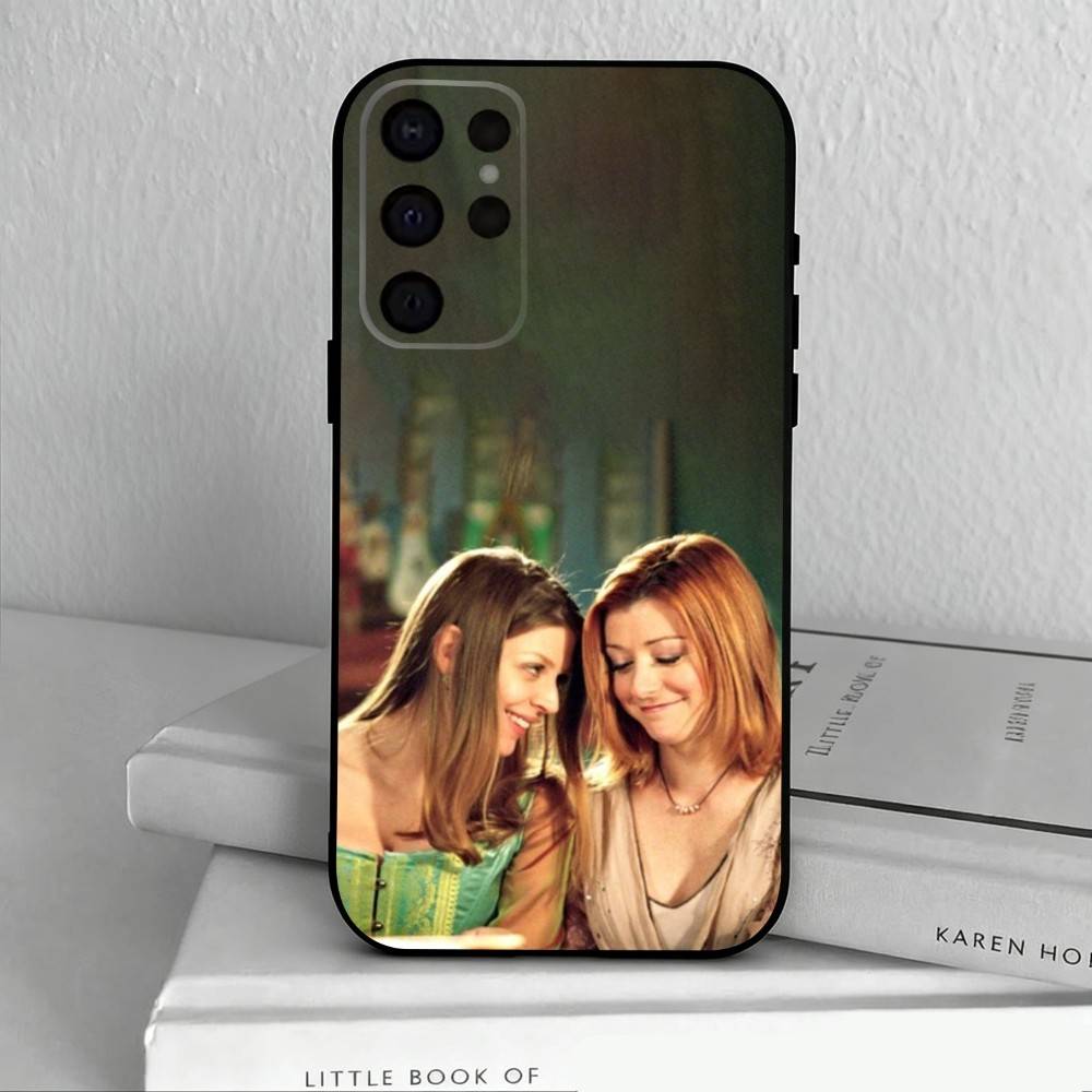 B-Buffy the V-Vampire Slayer   Phone Case For Samsung S25,S24,S21,S22,S23,S30,Ultra,S20,Plus,Others Soft Black Cover