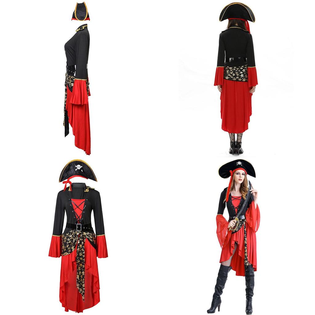 Exquisite Women Adult Pirate Costume For Halloween And Carnival Celebrations