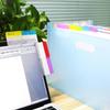 Waterproof Translucent Sticky Notes with Color Index Tabs