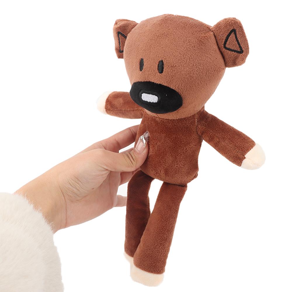29cm Teddy Bear Plush Toy Movie Stuffed Animals Cute Coffee Bear Baby Stuffed Doll Mini Pillow Decor Soft Children Birthday Gift