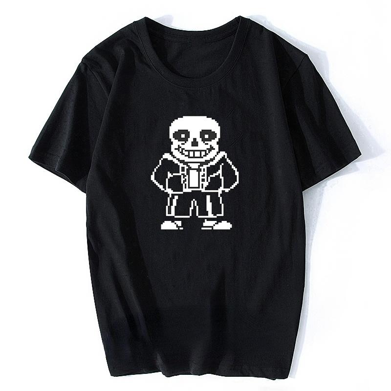 Game Undertale TShirt Skull Brother Sans  Papyrus Printed Tshirts T Shirt Short Sleeve Tees ONeck MenMale Summer Tops