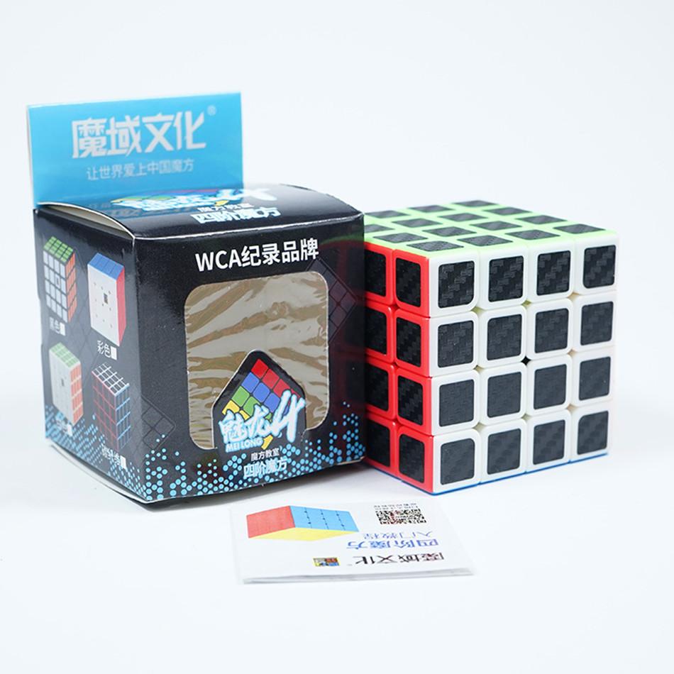 MFJS Moyu Carbon Fiber Sticker Magic Cube 2x2 3x3 4x4 5x5 Positive Pyrimid Megaminx Cubo Magico Children Kids Gift Toy St Practical Use