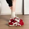 Atmungsaktive Damenschuhe, Schuhe mit dicker Sohle, Freizeitschuhe