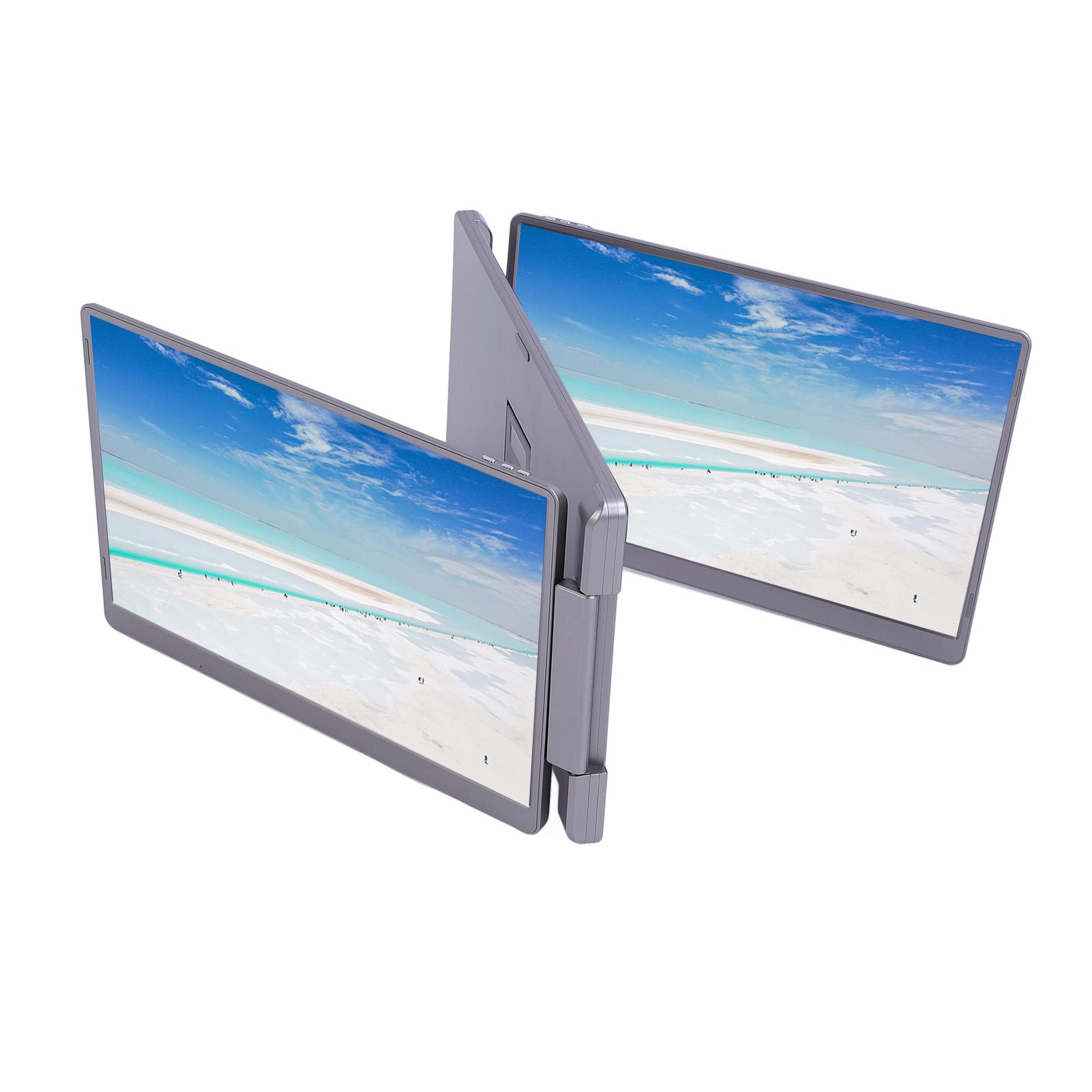 

Удлинитель экрана ноутбука 16 дюймов 2.5K HD IPS складной портативный двойной экран для мониторинга ноутбука