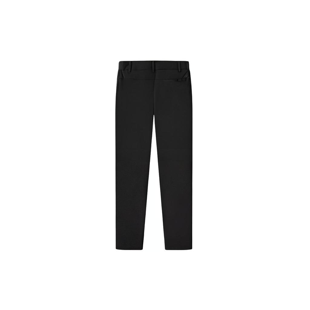 Fila Comfortable Business Straight Leg Casual Knit Sports Pants Men Pants Black F11M322601F-BK
