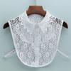 Fake Collar New Women Spring Autumn Versatile Sweaters Fashion Trend Lace Chiffon Popular Western Decorative