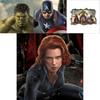 Superior Quality Avengers 3d Wall Sticker Multicolor Mural Art Poster For Kids Rooms
