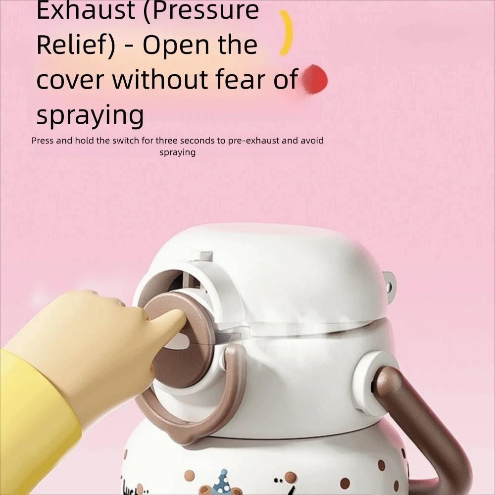 Large Capacity Bounce Insulated Cup Double Drink Vacuum-insulated Bottle School