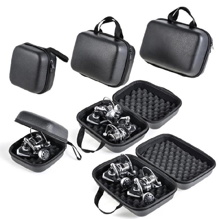 Fishing Reel Protective Case Shockproof PU Leather Fishing Bag Rotating Reel Case Cover Fishing Accessories Enduring