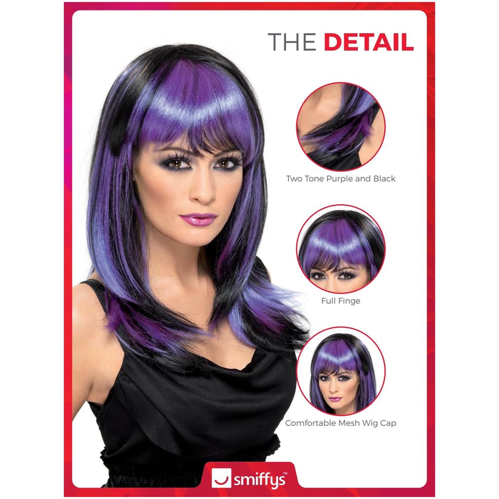 Smiffys Womens/Ladies Glamour Witch Wig