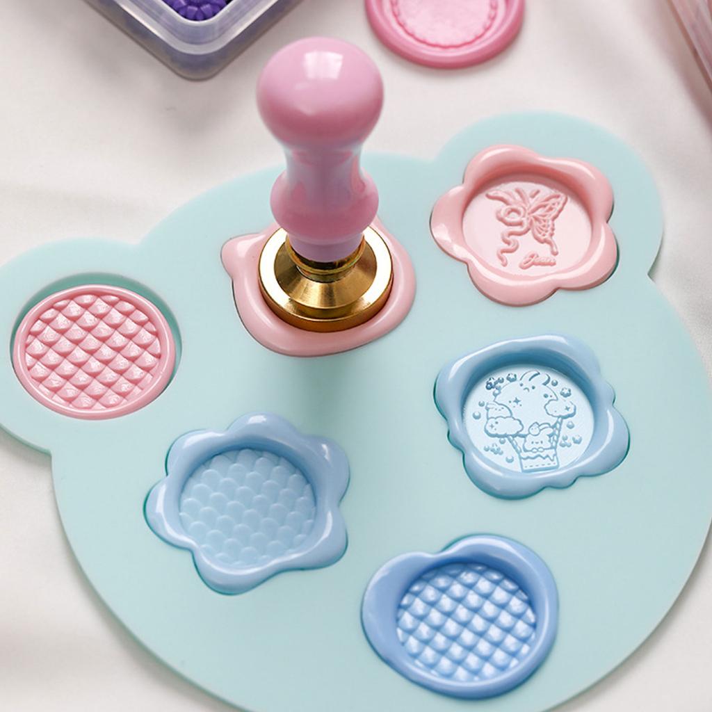 Wax Seal Stamp Silicone Mold Silicone Mold Shapes for Making Wax Seal Stamps Chocolate DIY Resin Casting Silicone Mold