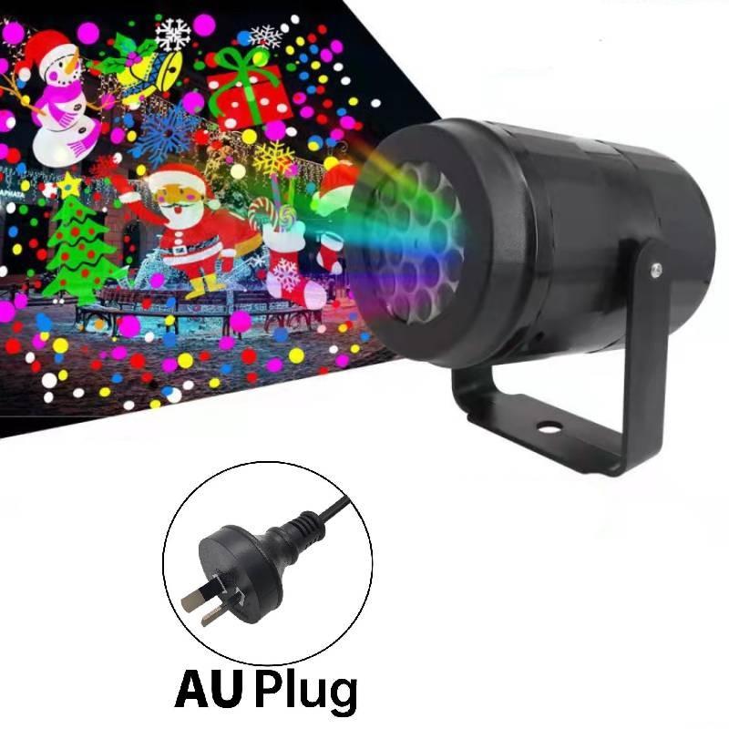 Christmas Lights Projector Xmas Party In Outdoor Snowflake Led Laser Lamp Usb
