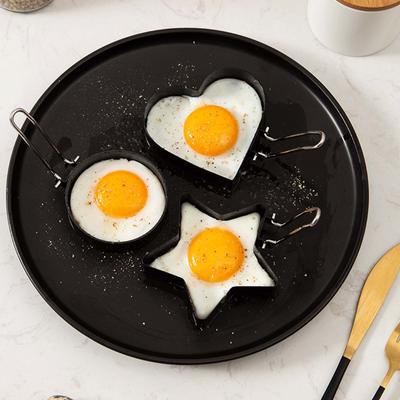 Fried Egg Molds with Handle Breakfast Burger Waffle Pancake Maker Fried Egg Rings Non Stick Baking Tools Kitchen Gadgets
