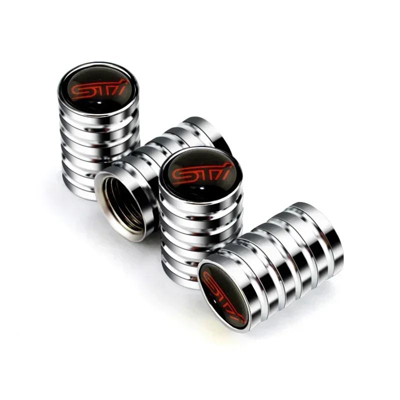 Car Tire Valve Stem Caps Wheel Air Cover for Subaru Forester STI Legacy BRZ Outback WRX Ascent Crosstrek Exiga Levorg Tribeca PP222