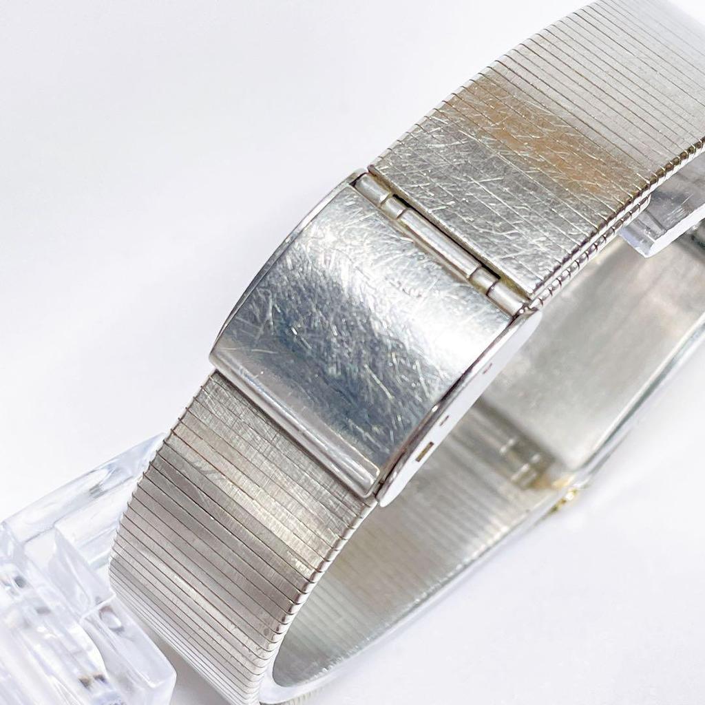 Used SEIKO Men's Watch Quartz New Battery Operating Square 80