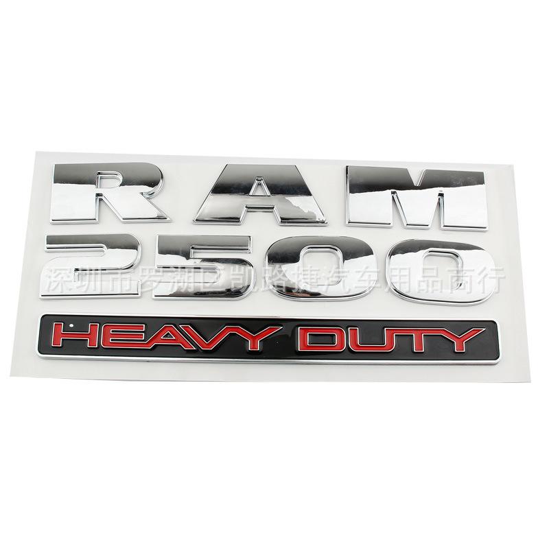 Suitable for RAM 2500 HEAVY DUTY Car Label ABS Pickup Label RAM Door Label