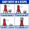 Fishing Reel Balances For Efficient Fishing Experiences Aluminiums Alloys Fishing Reel Stand Fishing Wheel Stabilizers
