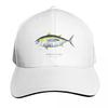 Bigeye Tuna Watercolor Illustration Fish Sushi Sashimi Baseball Cap Unisex Women Casual Summer Sport Sun Cap