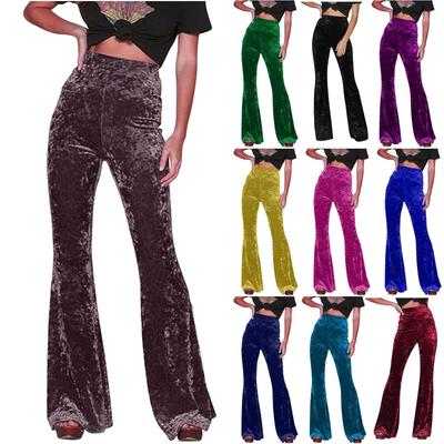 Pants Women High Waist Loose Joggers Pants Pleuche Party Trousers For Women