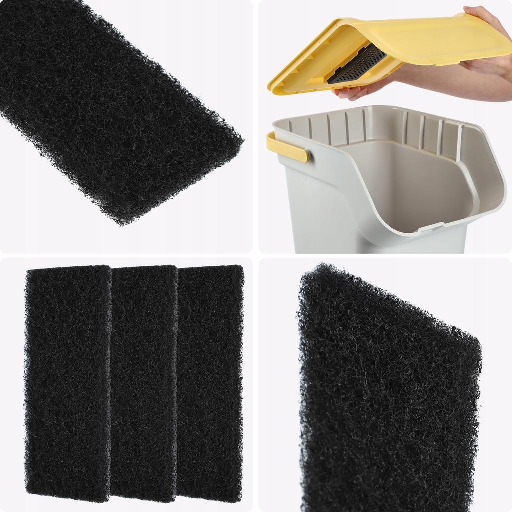 KADAX 3x Universal Carbon Filter For Trash Can Odor Absorber