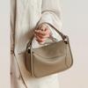 Genuine Leather Crossbody Bag, Fashionable Bag, Niche Pillow Bag, Single-shoulder Casual Underarm Bag