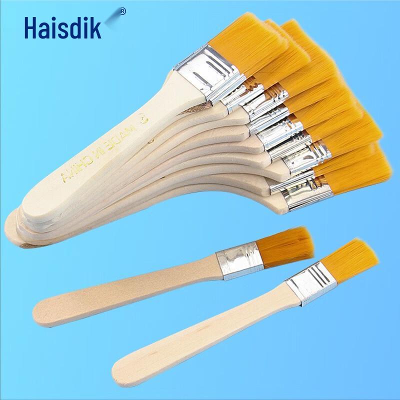 HSDYC Nylon Bristle Paint Brush Set 8-Piece (Sizes 1-8)