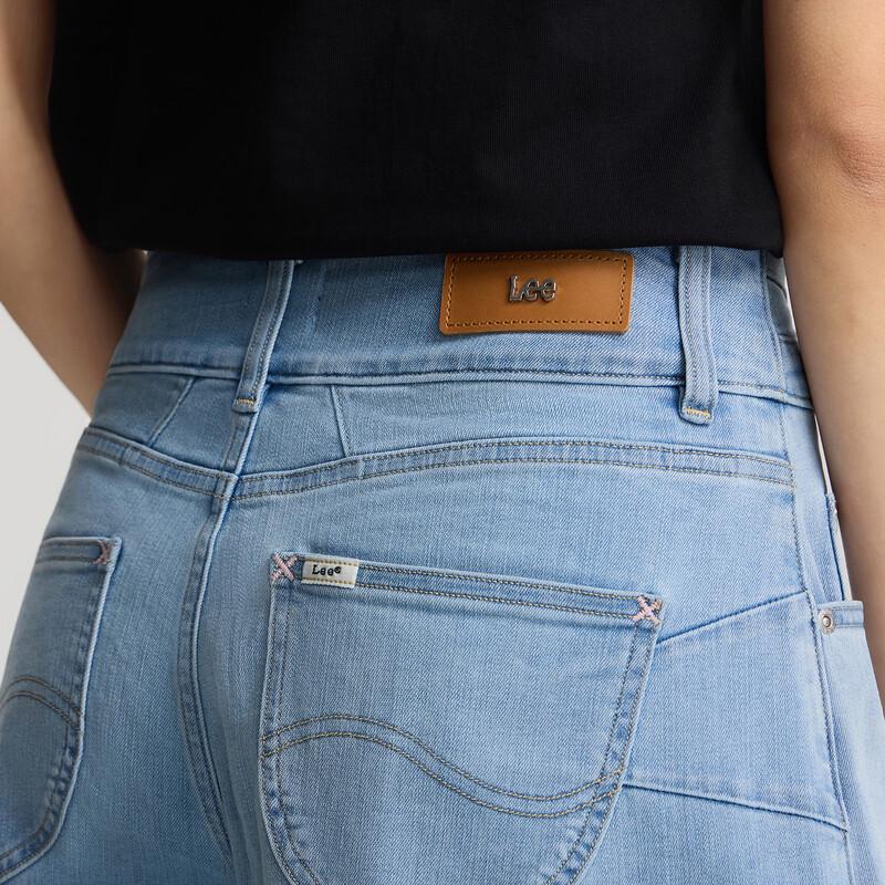 Lee Women's Slouchy Ultra Loose Wide-Leg Jeans