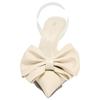 Zara Comfortable Versatile Bow Decorated Pointed Toe Open Back Mule High Heels Women High Heels White 12252510001-38