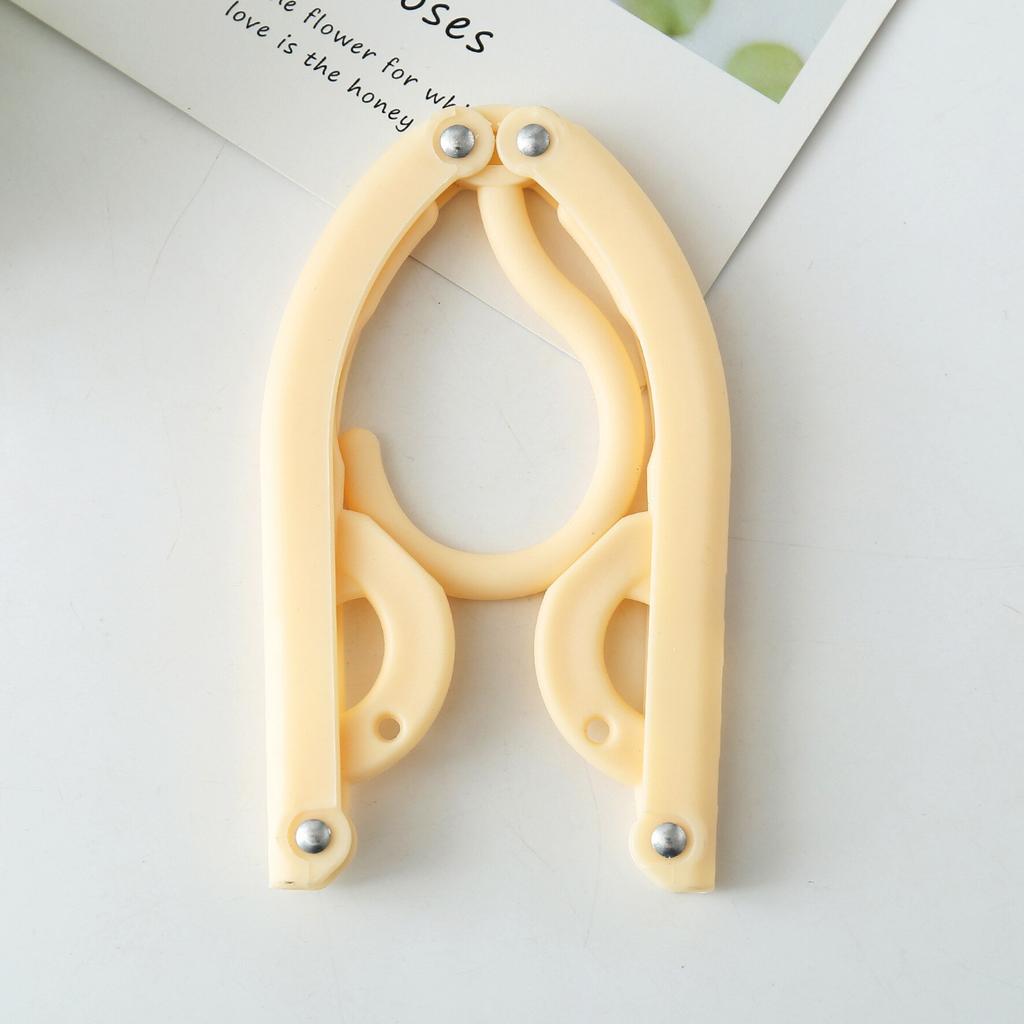 Folding Clothes Hanger Travel Space Saving Foldable Hanger Creative Clothes Rack Children Baby Hanger