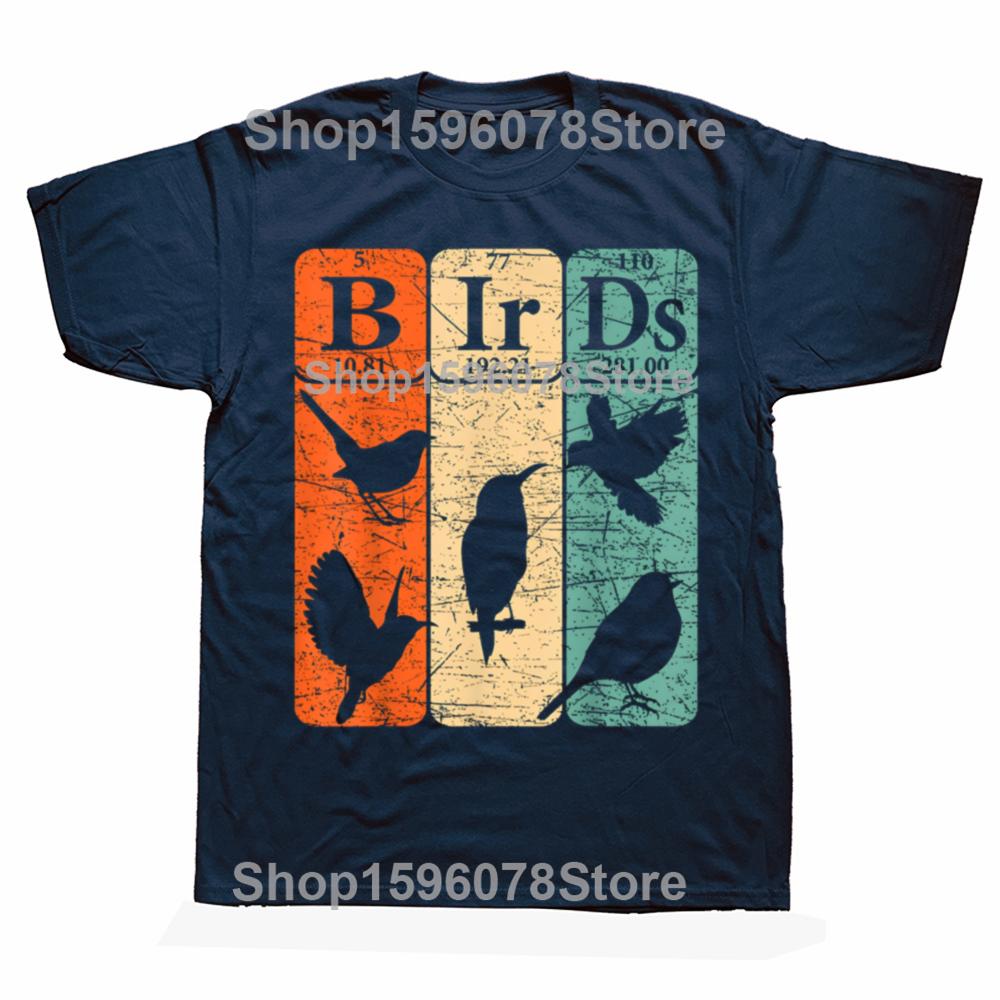 

Birds Periodic Table Birdwatching Ornithology 100 Cotton Tshirts Men Fashion Print Tshirt Streetwear Hip Hop Unisex T Shirt S