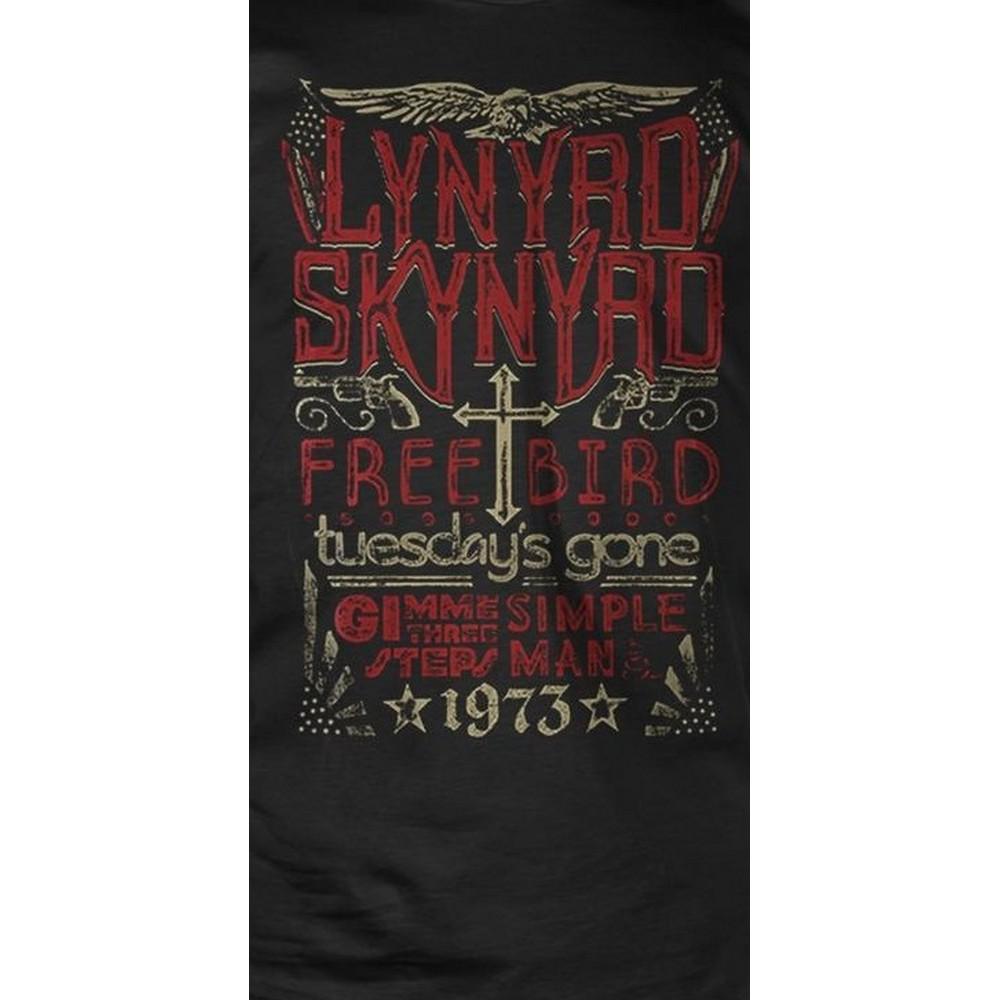 Lynyrd Skynyrd Tricou Unisex Adult Free Bird 1973