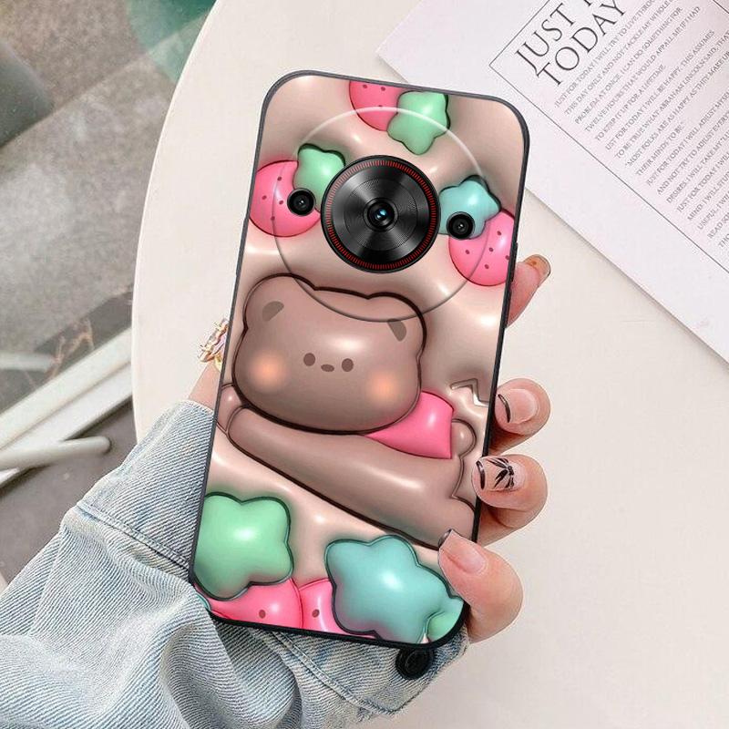 For ZTE Blade A75 5G Phone Case Astronaut Silicone Camera Protection Back Cover For ZTE BladeA75 5G Funda Colorful Coque A 75