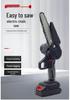 6-Inch Lithium Battery Electric Chainsaw Set for Garden Pruning
