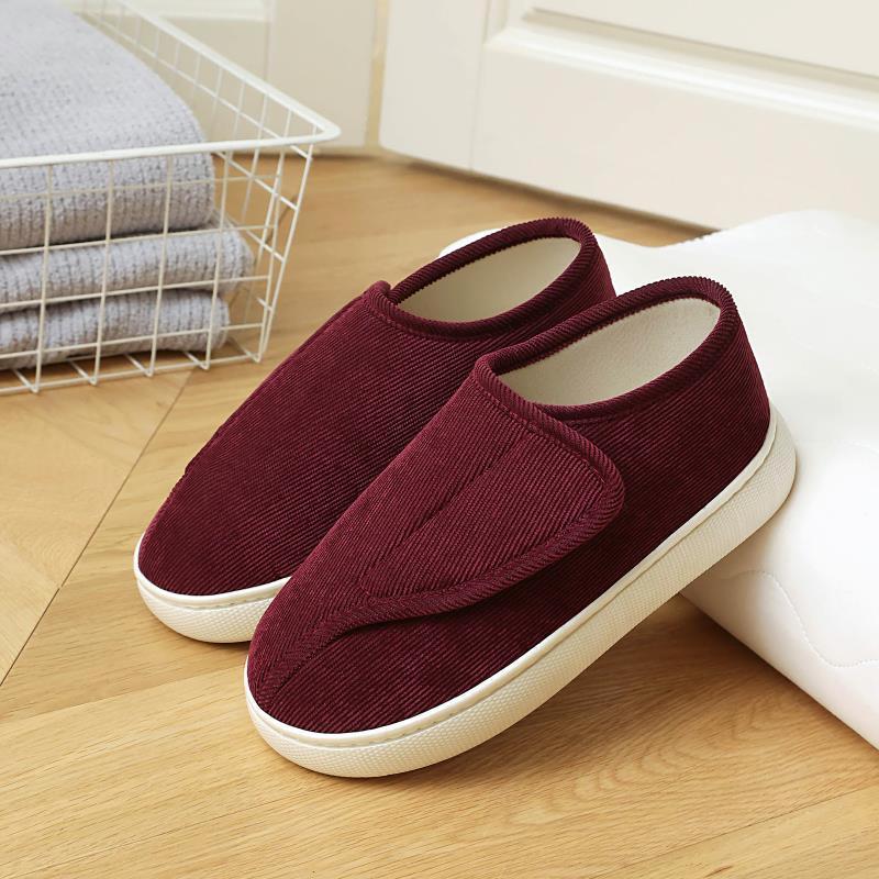 

Non-Slip Open Toe Linen Slippers for Swollen Feet - Unisex, Soft Sole, Indoor/Outdoor, All-Season 37-38 (fits 36-37 usual size)