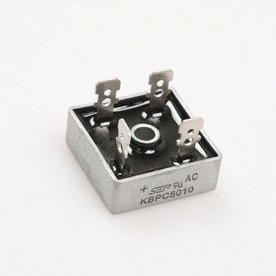 KBPC5010 Redresseur en pont 1000 Volts 50A 50 Ampères Monophasé Dissipation Thermique Métal
