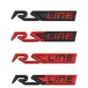 3D Metal GT RS LINE Rear Boot Side Emblem Sticker Decals for  Logan Clio Megane 2 3 4 Captur Twingo Duster Kadjar