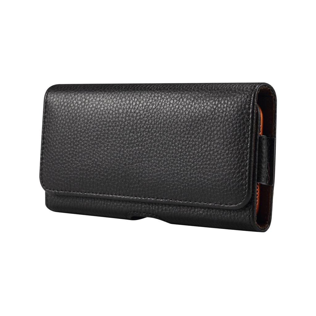 Genuine Leather Outdoor Waist Bag: Magnetic Buckle, Drop-Proof, Wear-Resistant Phone Case