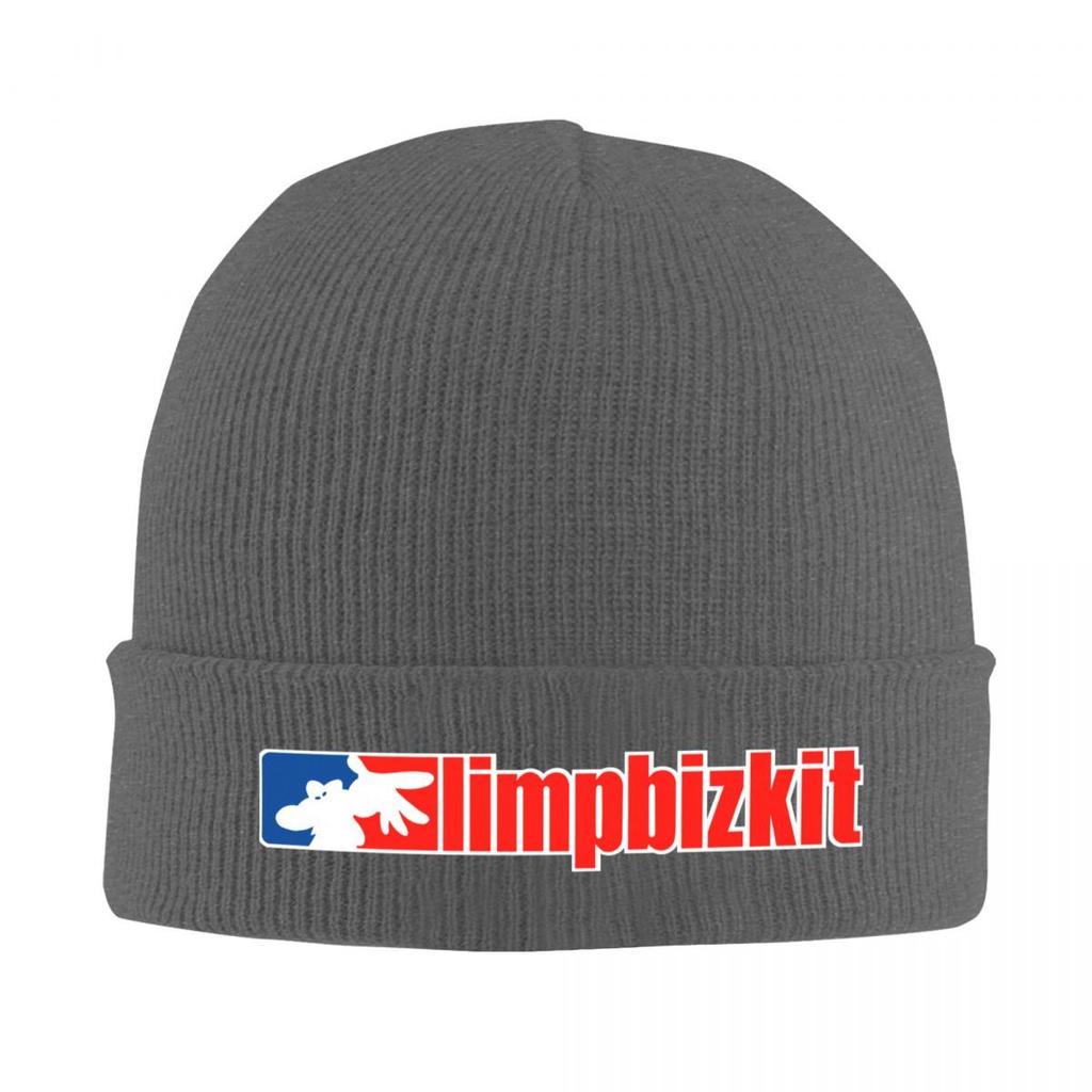 Limp Bizkit Logo Knitted Hat Beanie Autumn Winter Hat Warm Casual Band Cap for Men Women