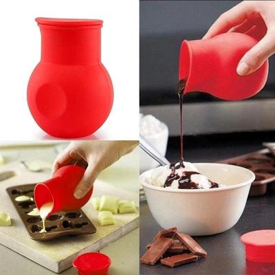 New Pouring Pan Silicone Butter Kitchen Tool Milk Pot Chocolate Melting Mould Kitchen Accessories Kitchen Accessories