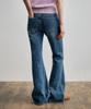 CITTA Center Press Washed Flared Denim Pants_Ctd422(Medium Blue)