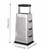 Stainless Steel 4-Sided Cheese Grater Tower Multifunctional Vegetable Shredder  Cooking